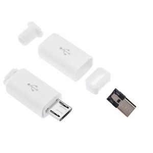 کانکتور میکرو usb سرکابلی سفید