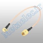 کابل SMA Male To Right Angle MCX Plug به طول 10 سانتی متر - ME-1139-1