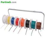 بسته 10 متری سیم افشان تک رشته سایز 0.5 رنگ صورتی