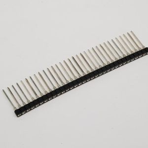 پین هدر نظامی پایه بلند 1x32 مادگی صاف 2.54 میلیمتر. Pin header Military 1x32 Female Straight 2.54mm Pitch