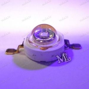 پاور LED ماورا بنفش UV طول موج 420 نانومتر