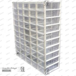 پالت 50 کشوی کریستالی - کشو کوچک - کارتن 5 عددی