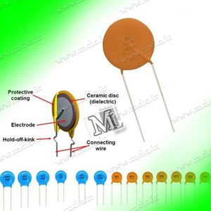 خازن عدسی 470 پیکوفاراد | 470pF