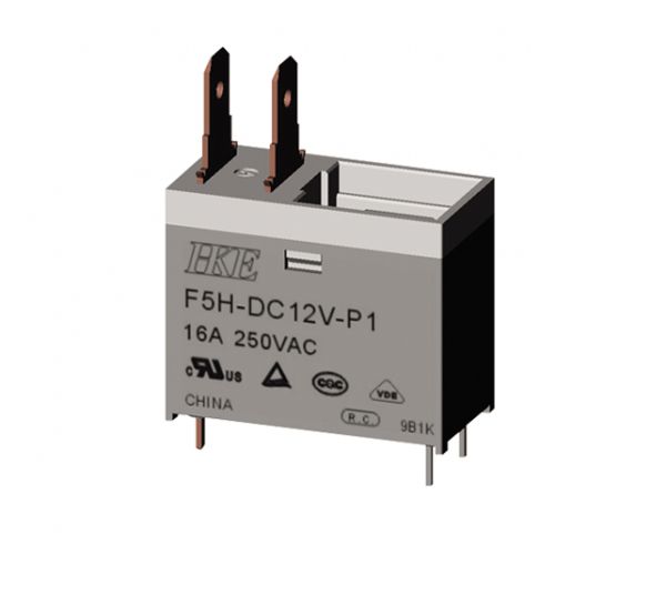 رله قدرت 12V-16A مارک HKE کد F5H-DC12V-P1