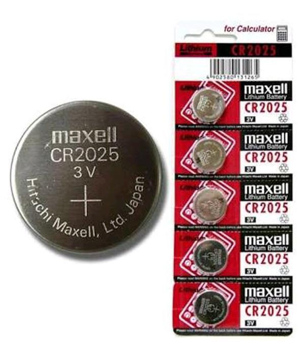 باتری سکه ای 3 ولت Maxell مدل CR2025 – بسته 5 عددی