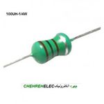 سلف مقاومتی 100UH میکرو هانری 1/4W