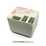 رله 24V ولت 30A آمپری  تک کنتاکت سفید HKF 24V