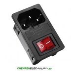 پاور جک (کلید.فیوز .بدون جا پیچ )