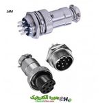 کانکتور گرد نظامی فلزی(GX16-9P(16M