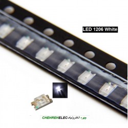 ال ای دی سفید  LED-SMD 1206