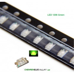 ال ای دی سبز  LED-SMD 1206