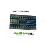 فیبر تبدیل SMD TO DIP  -28PIN مستطیلی ابی