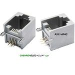 سوکت تلفنی RJ11 مادگی روبردی 6P4C
