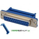 دی کانکتور 25پین مادگی فلت خور (DB25)