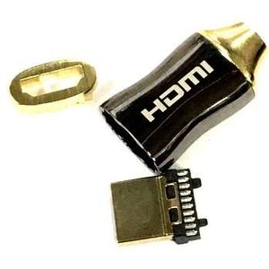 کانکتور سر کابلی تعمیری HDMI با کاور فلزی