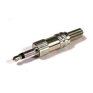 فیش مونو فلزی 3.5mm - فنر دار