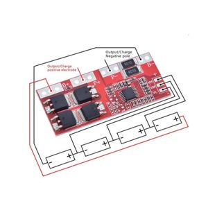 ماژول 4 سل محافظ شارژ باتری لیتیومی چهار سل 30 میلی آمپری