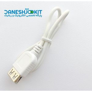 بسته 10 عددی کابل USB مادگی سیم دار