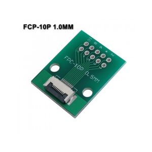 برد PCB آداپتور FPC10P دارای استاندارد 0.5 میلی متری به همراه کانکتور FPC