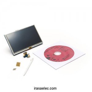 نمایشگر 5 اینچ با تاچ مقاومتی HDMI LCD 5 800*400