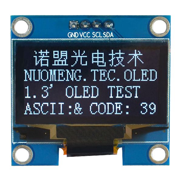 OLED 1.3 inch OLED Module White 128x64 IIC...