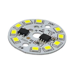 DOB LED گرد مهتابی 220V 5W با درایور (220 ولت 5 وات)