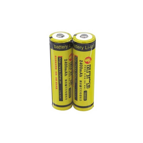 باتری لیتیوم یون 3.7 ولت 2400mAh سایز 18650 (FXHW)