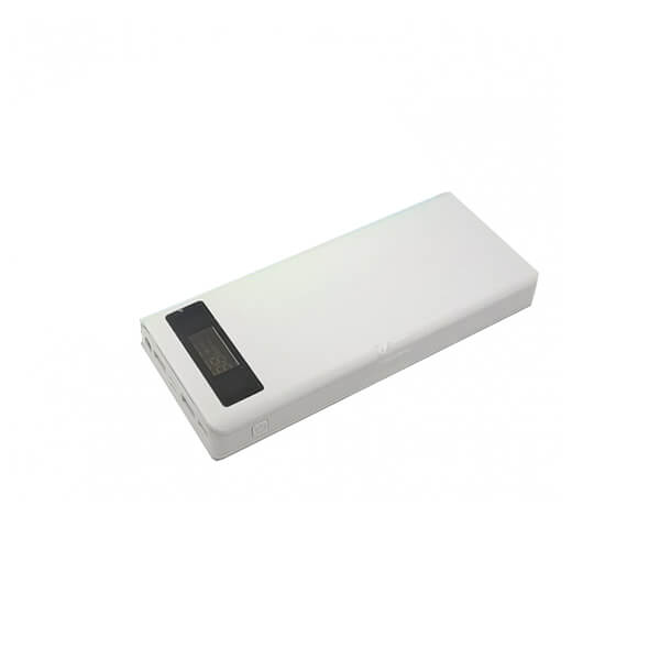 کیس پاوربانک 8 باتری سفید فست شارژ VQ8 دارای نمایشگر و ورودی ( Android / Apple / Type-C )