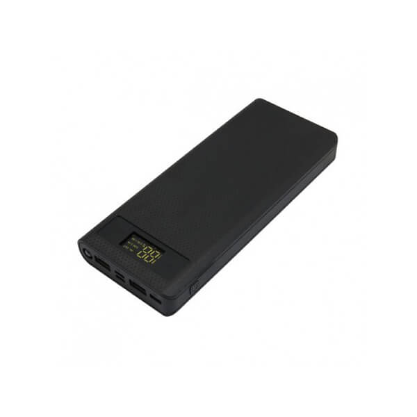 کیس پاوربانک 8 باتری مشکی فست شارژ VQ8 دارای نمایشگر و ورودی ( Android / Apple / Type-C )