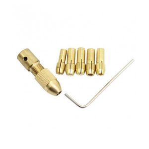 ست سه نظام پنج سر با قطر شفت 5mm ( سایز مته 0.8 تا 3mm )