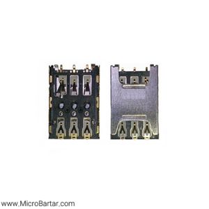 Sim Card Socket 6Pin Nano C782 Push-Pull