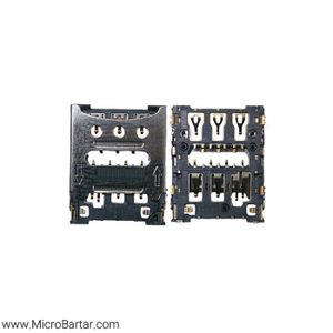 Sim Card Socket 6Pin Nano C783 Hinged