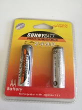 باتری قلمی سایز AA قابل شارژ  - SUNNY BATT