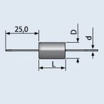 خازن سرامیکی 150 پیکو فاراد | КВИ-2 150пФ 16кВ 20%