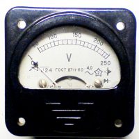 ولت متر صفر – دویست و پنجاه | 250-0 Voltmeter Ц24