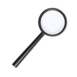 ذره بین 40 میلی متری گلس | Straight Shank magnifying glass ф=40 mm