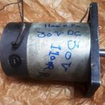 موتور دی سی 30 ولت 1100 دور | DC Motor 30V 1100 RPM