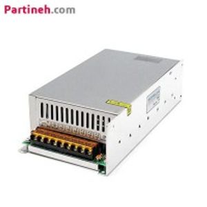 منبع تغذیه سوئیچینگ فن دار 24 ولت 25 آمپر برند Edisun