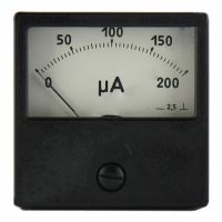 میکرو آمپرمتر پنلی ، (میتر آنالوگ)  -استوک 200 میکرو آمپر، Panel analog DC microammeter EA2230 cl. 2.5