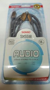 SR5518 کابل2به1 استریو 1/8M