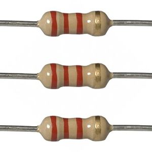 مقاوت 2/2 کیلو اهم- یک چهارم وات- بسته 10 عددی