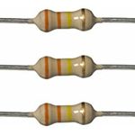 مقاوت 330 کیلو اهم- یک چهارم وات- بسته 10 عددی