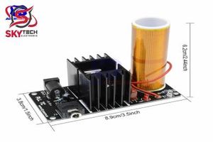 AUX‏ TESLA MODULE WITH  ماژول برج تسلا داراي ورودي AUX