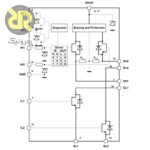 آی سی درایور موتور BTS7810K