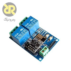 ماژول رله وای فای دو کاناله ESP8266