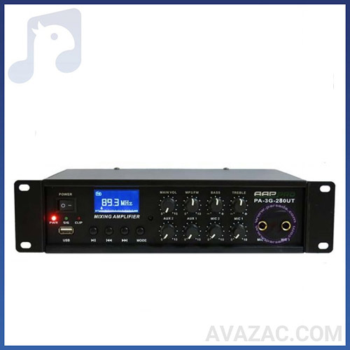 سیستم مرکزی صوت آسیا امپ مدل AAP- 280UTE