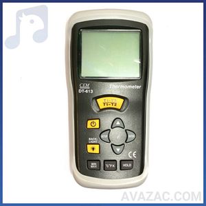 ترمومتر تماسی دو کاناله سم CEM DT-613