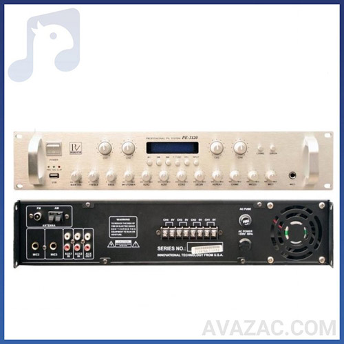 سیستم مرکزی صوت دیجیتال پی وی مدل PV PE-3120