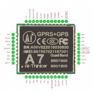 چیپ GPS / GPRS / GSM چهار باند A7