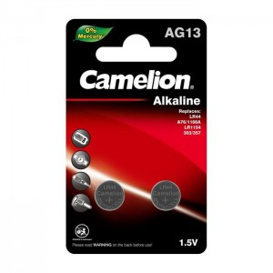 باطری سکه ای 2عددی 1.5V AG13 Camelion